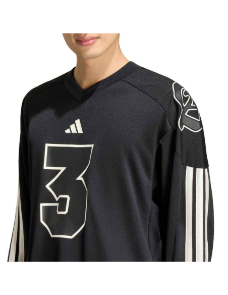 Adidas Men's Varsity Jersey Sweatshirt - BLACK