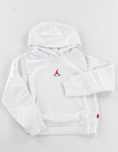 Felpa Ragazzo Jordan BROOKLYN PO HOODY - Bianca