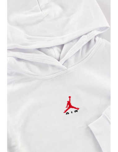 Felpa Ragazzo Jordan BROOKLYN PO HOODY - Bianca