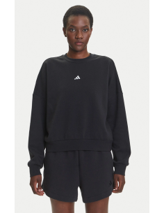 Adidas Essentials Small Logo Women's Sweatshirt - Black