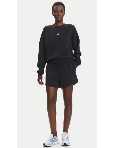 Felpa Donna Adidas Essentials Small Logo - Nero