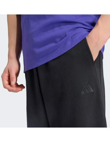 Pantalone Uomo Adidas Kit Small Logo Cuffed - Nero