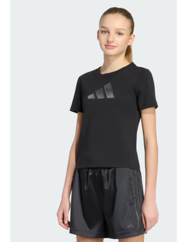Adidas Satin Girls' T-Shirt - Black