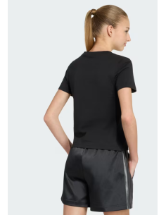 T-shirt Ragazza Adidas Satin - Nero 2