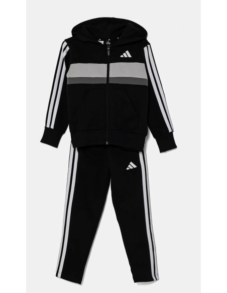 Tuta Unisex Adidas Essentials Tiberio 3-Stripes - Nero