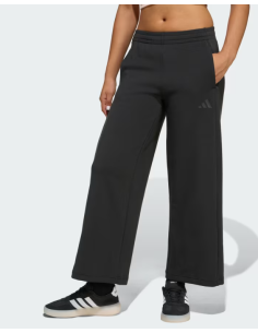 Adidas Future Icons 3-Stripes Wide Leg Girls' Pants - Black