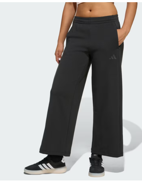 Pantalone Ragazza Adidas Future Icons 3-Stripes Wide Leg - Nero