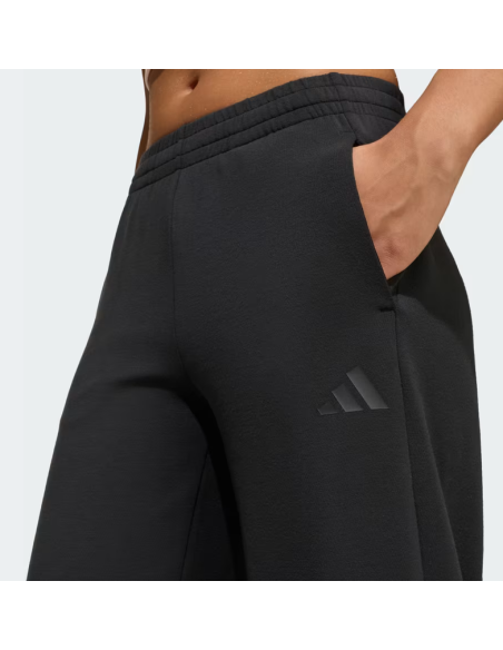 Adidas Future Icons 3-Stripes Wide Leg Girls' Pants - Black