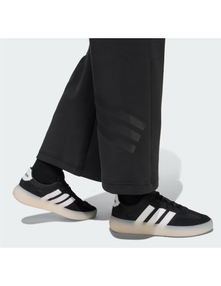 Adidas Future Icons 3-Stripes Wide Leg Girls' Pants - Black