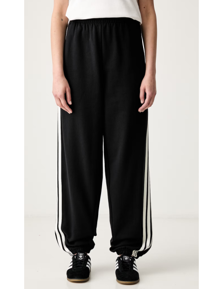 Adidas Women's Side-Stripe Track Pants - Black