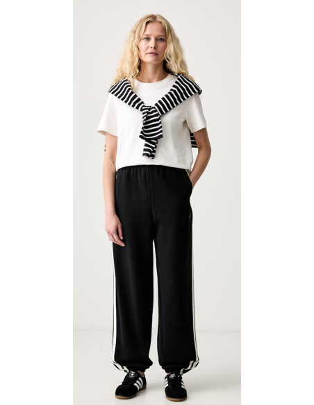 Pantalone Donna Adidas Side-Stripe Track - Nero