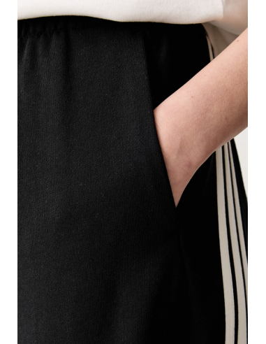 Adidas Women's Side-Stripe Track Pants - Black