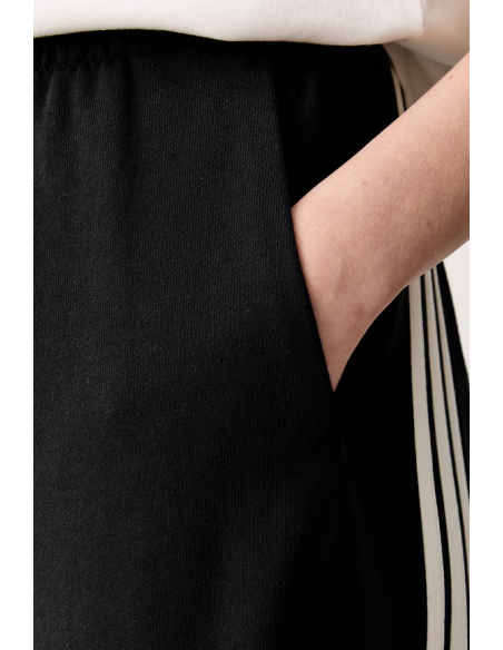 Adidas Women's Side-Stripe Track Pants - Black