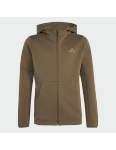 Felpa Ragazzo Adidas con zip Z.N.E - VERDE
