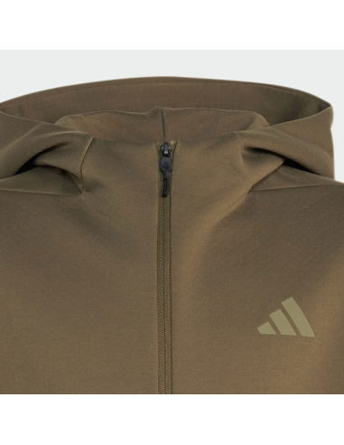 Adidas Boys' Zip-Up Hoodie Z.N.E. - GREEN