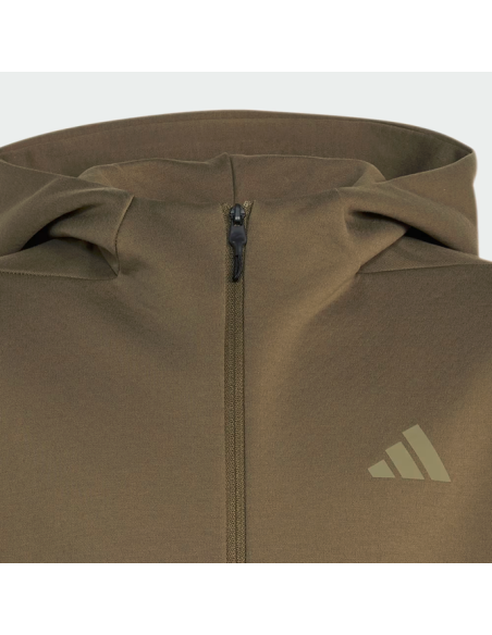 Felpa Ragazzo Adidas con zip Z.N.E - VERDE