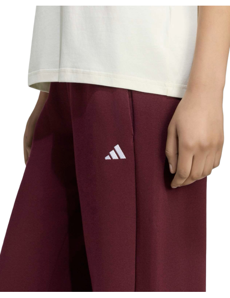 Pantalone Donna Adidas Essentials Small Logo - Bordeaux