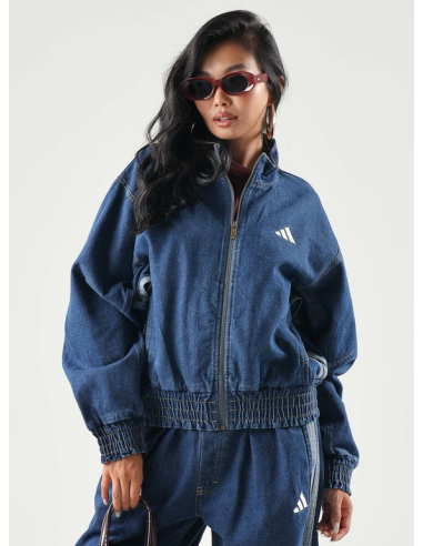 Giacca Donna Adidas Denim - Blu