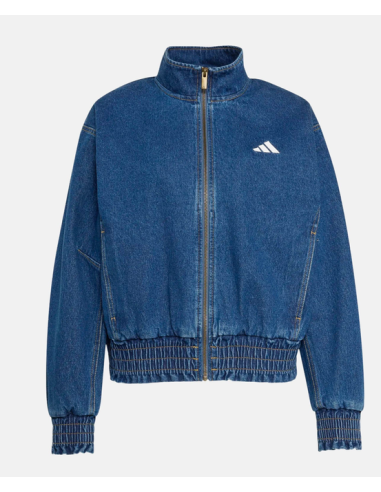Adidas Women's Denim Jacket - Blue