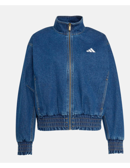 Adidas Women's Denim Jacket - Blue