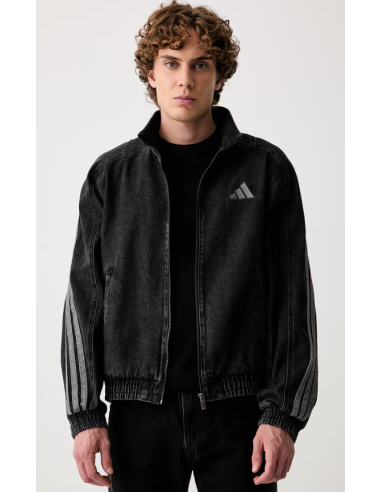 Giacca Uomo Adidas Denim - Nero