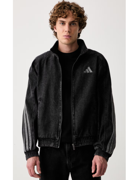 Giacca Uomo Adidas Denim - Nero