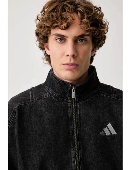 Giacca Uomo Adidas Denim - Nero