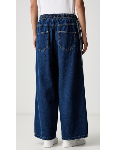 Adidas Women's Denim Pants - Blue