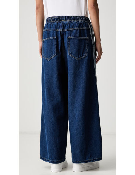 Adidas Women's Denim Pants - Blue