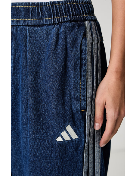 Adidas Women's Denim Pants - Blue