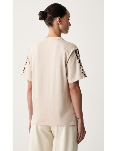 T-Shirt Donna Adidas Animalier - Beige