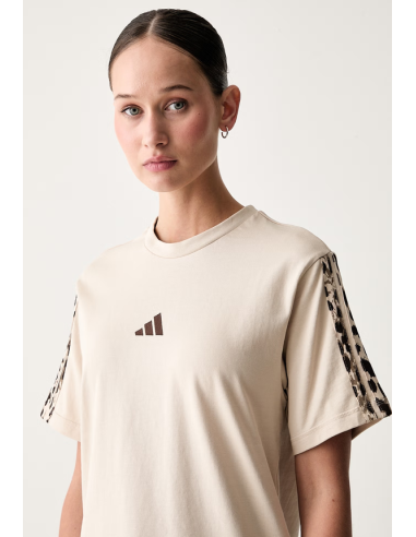 T-Shirt Donna Adidas Animalier - Beige
