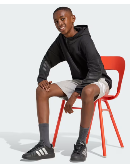 Adidas Future Icons 3-Stripes Boys' Sweatshirt - Black