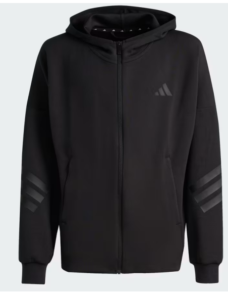 Felpa Ragazzo Adidas Future Icons 3-Stripes - Nero