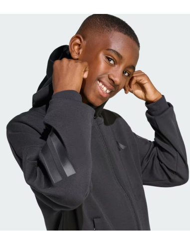Felpa Ragazzo Adidas Future Icons 3-Stripes - Nero