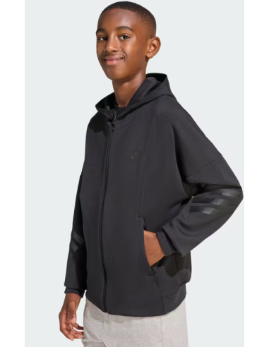 Felpa Ragazzo Adidas Future Icons 3-Stripes - Nero