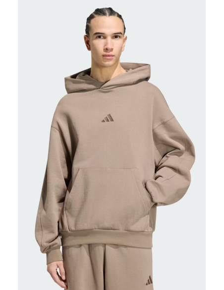 Adidas Men's Kit Small Logo Sweatshirt - Brown