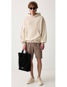 Felpa Uomo Adidas Kit Small Logo - Beige 2