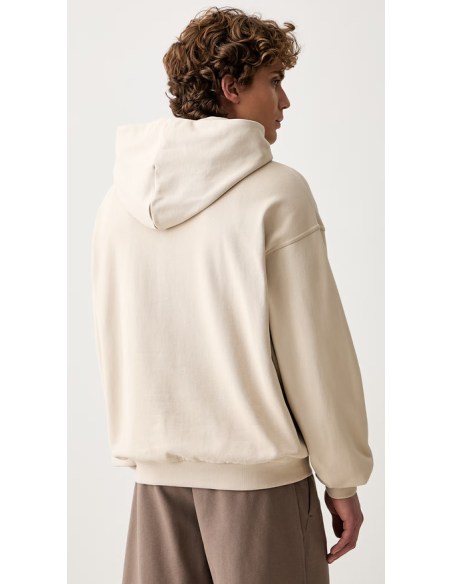 Felpa Uomo Adidas Kit Small Logo - Beige