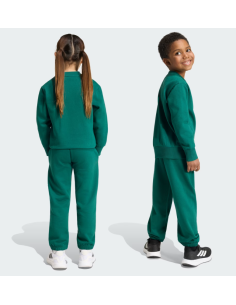 Adidas Essentials Unisex Tracksuit - Green 2