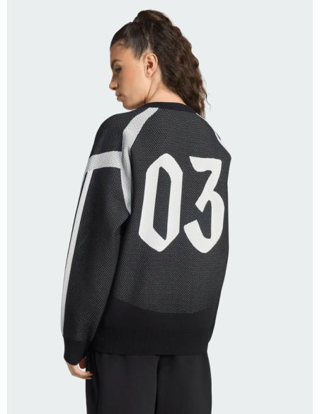 Adidas House of Tiro Knitted Women's Sweatshirt - Black