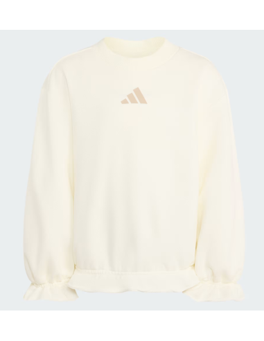 Adidas Seasonals Girls' Tracksuit - White/Beige