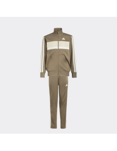 Adidas 3S Tiberio TS Tracksuit for Boys - Brown