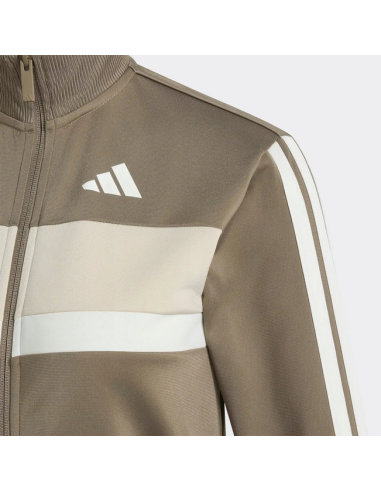Adidas 3S Tiberio TS Tracksuit for Boys - Brown