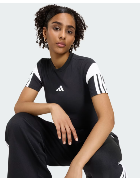 WOMEN'S Adidas House of Tiro T-shirt - BLACK
