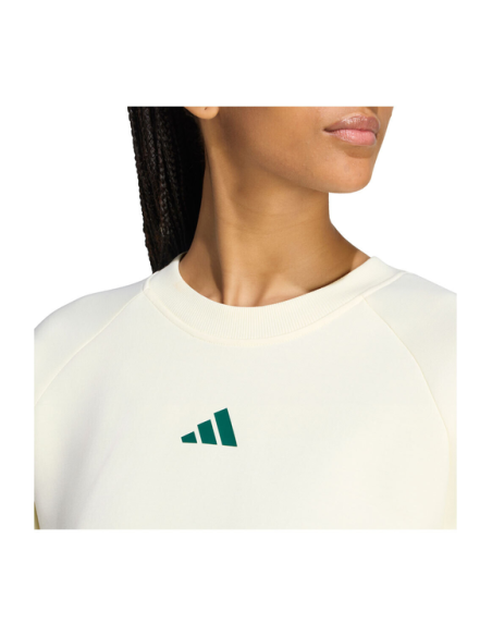 Felpa Donna Adidas STADIUM SWT - BIANCA
