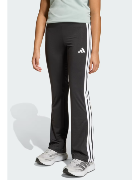 Leggings ragazza Adidas Essentials 3-Stripes Flared - Nero