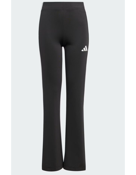 Leggings ragazza Adidas Essentials 3-Stripes Flared - Nero