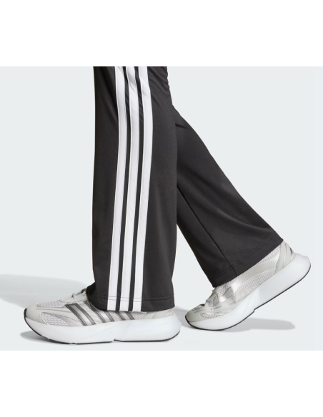 Adidas Essentials 3-Stripes Flared Leggings for Girls - Black