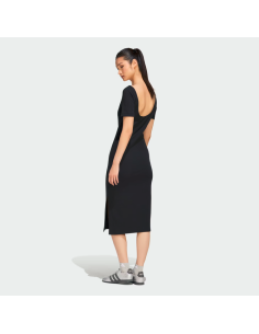 Adidas Women's KIT SMALL LOGO Dress - Black 2